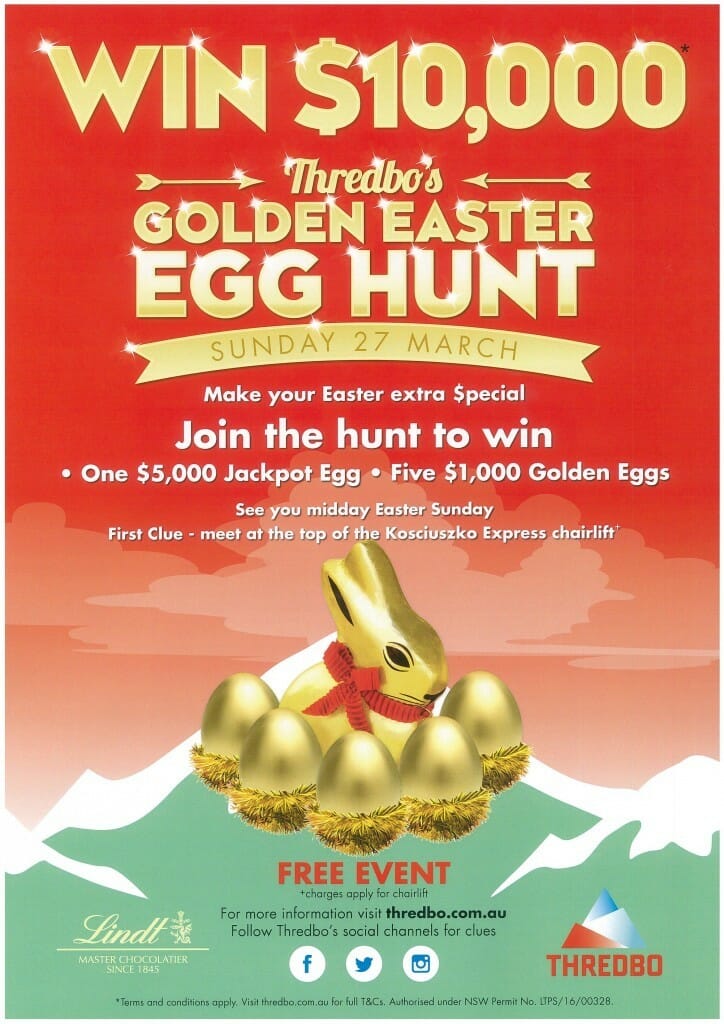 Thredbo Golden Easter Egg Hunt - Visit Cooma