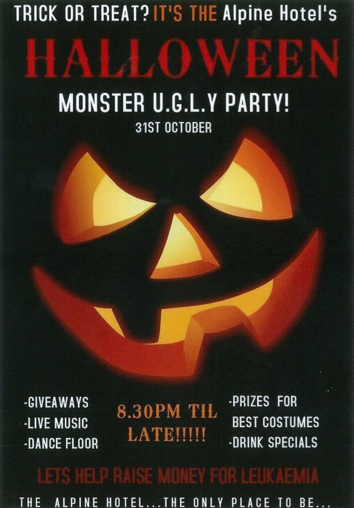 halloween alpine hotel Visit Cooma