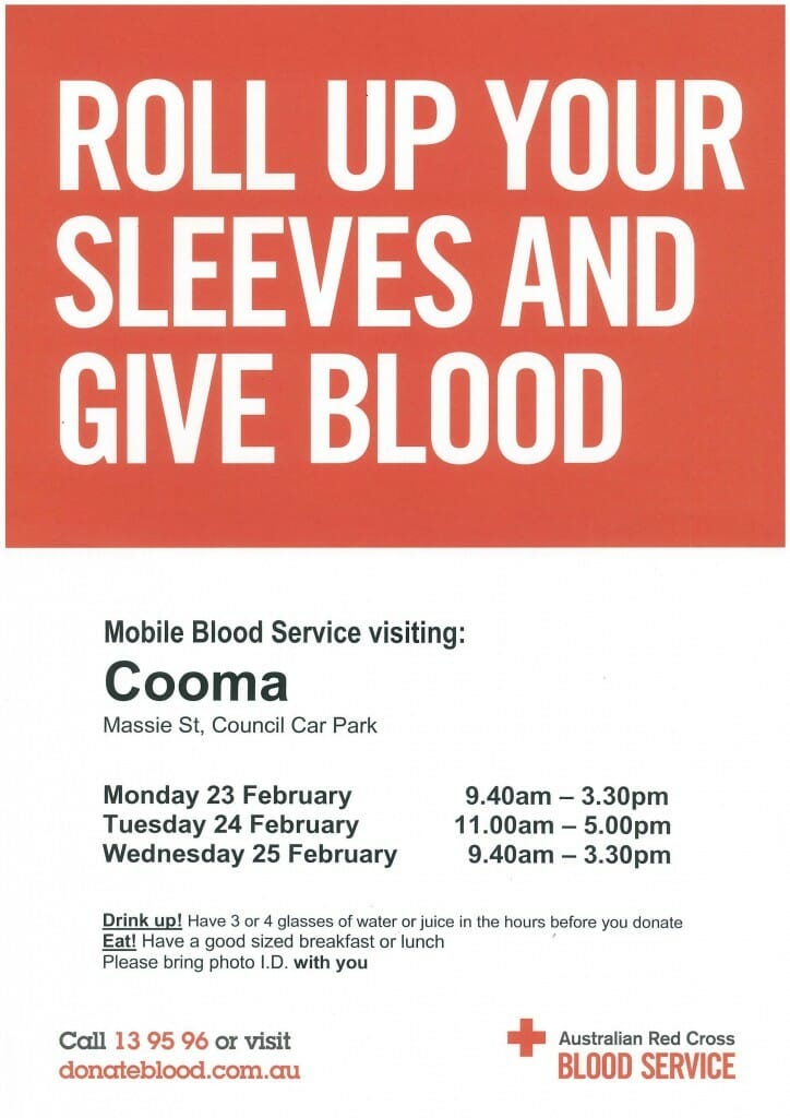 give blood poster
