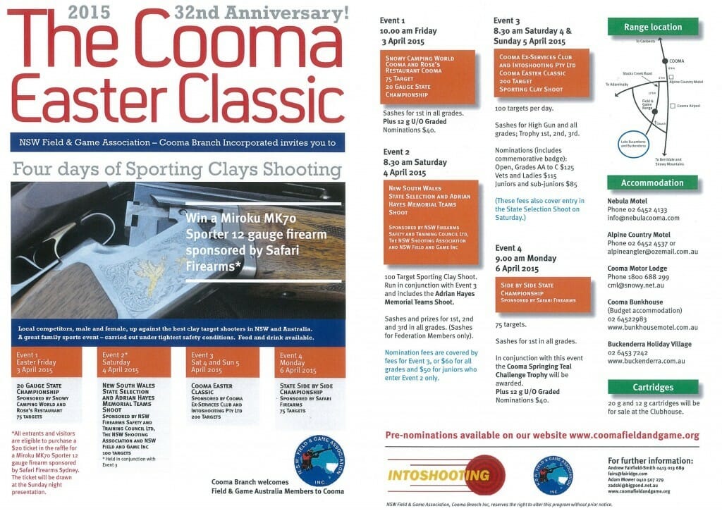 cooma easter classic
