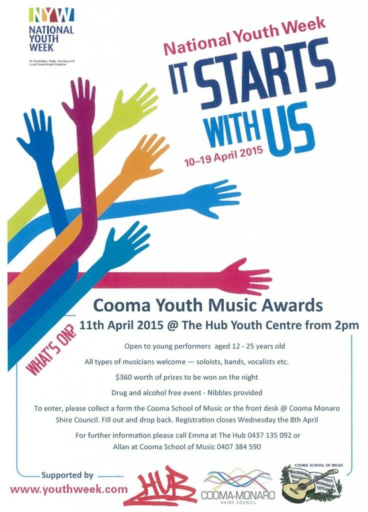 cooma youth music awards