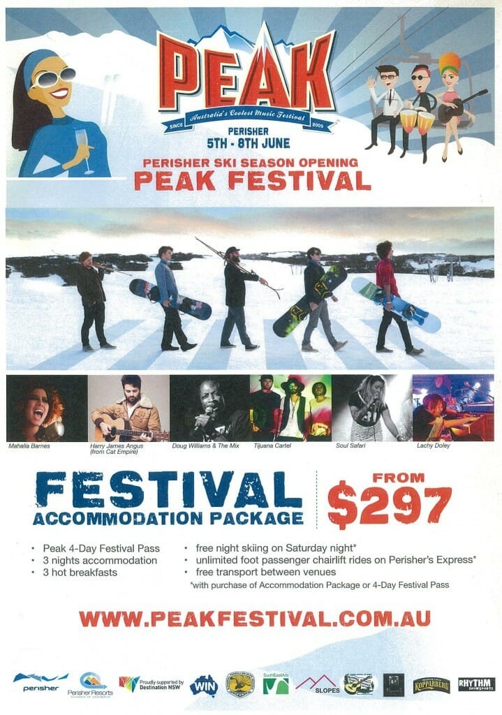peak festival poster