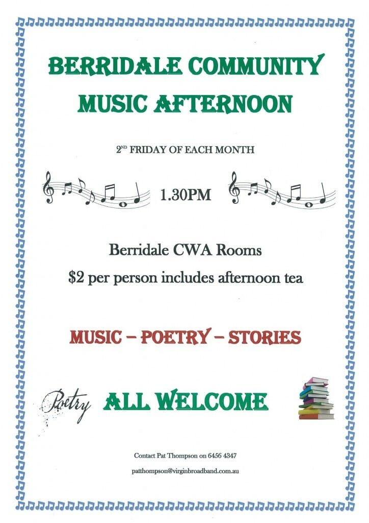 berridale music afternoon