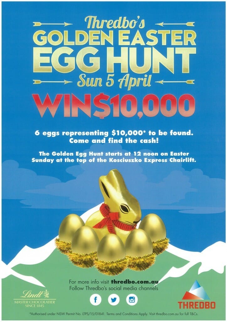 thredbo golden easter egg hunt