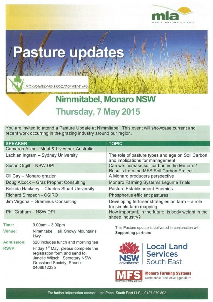 pasture update 7 may