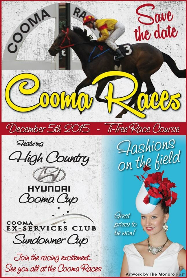 cooma races 2015 poster