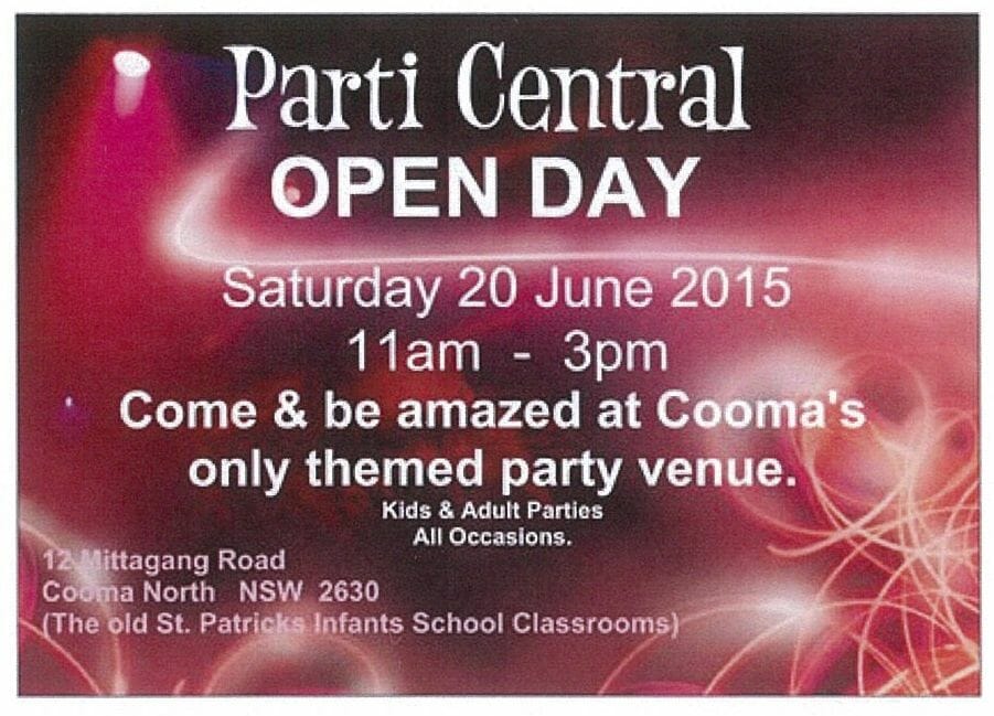 parti central open day