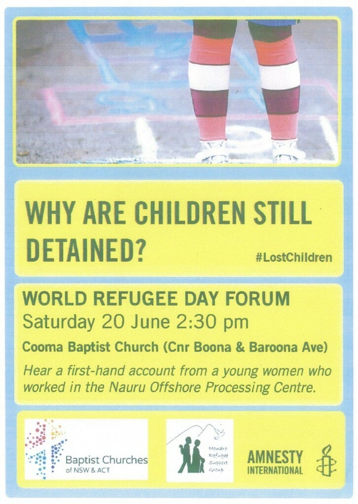 world refugee day forum