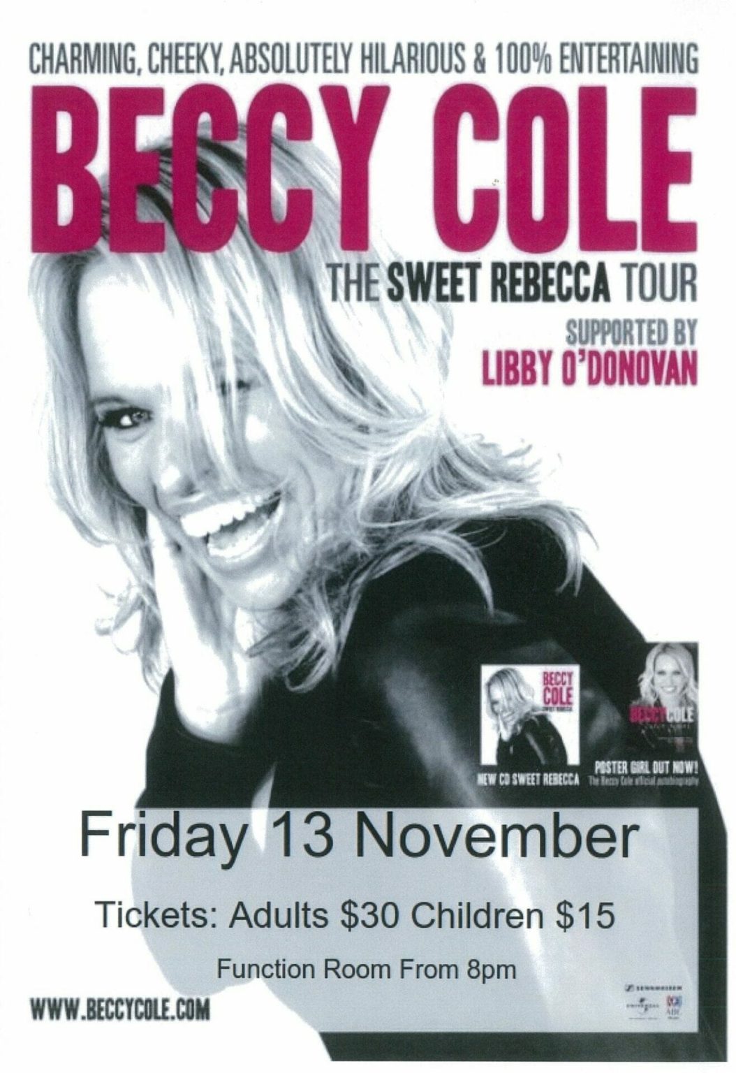 Beccy Cole Live @ The Cooma Ex-Services Club - Visit Cooma