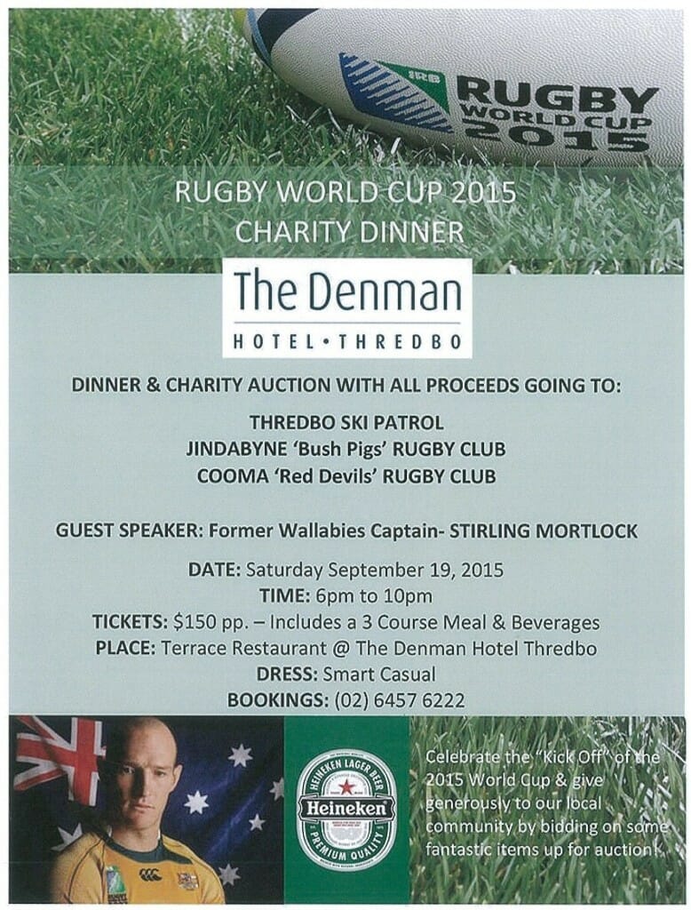rugby world cup at the denman