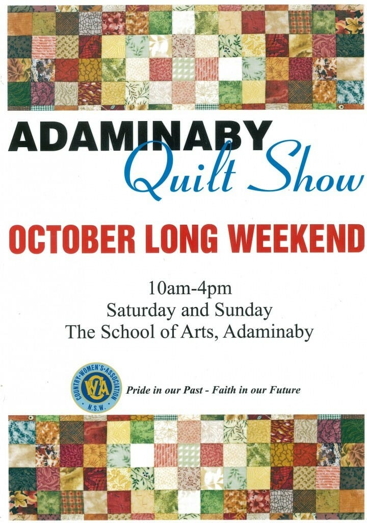 adaminaby quilt show