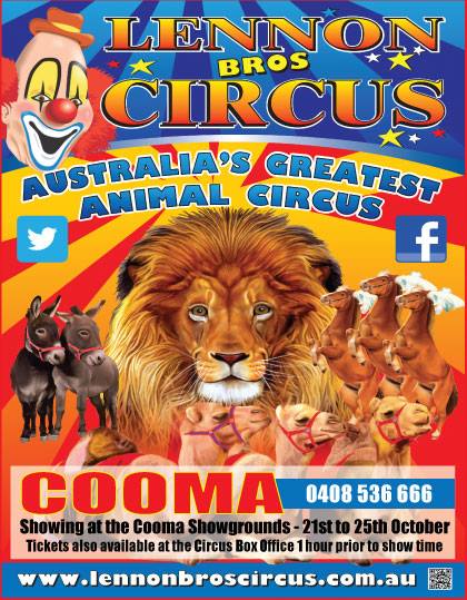 Lennon Brothers circus poster 2015