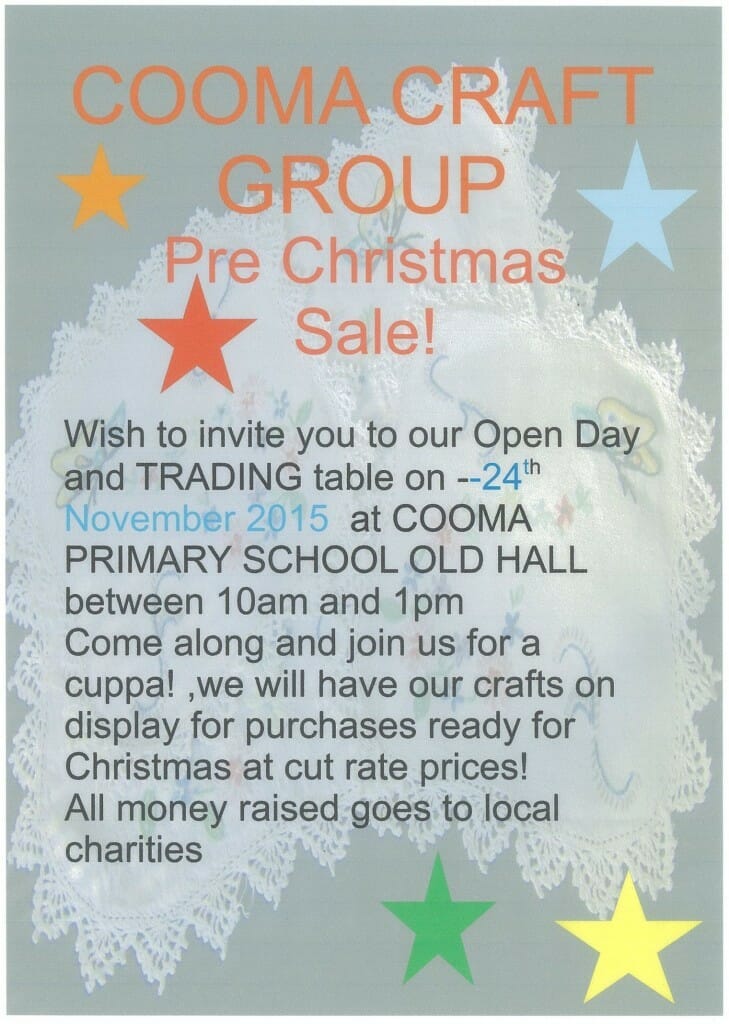 cooma craft group 24 nov 15