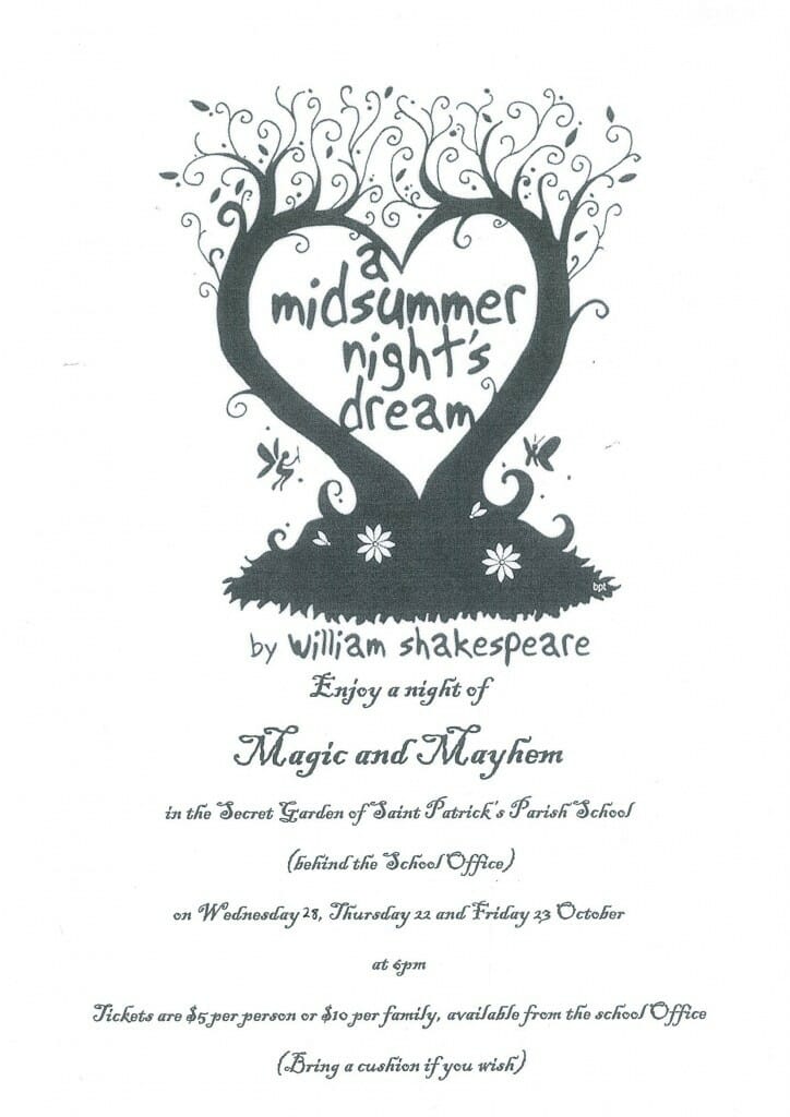 midsummer nights dream amended poster