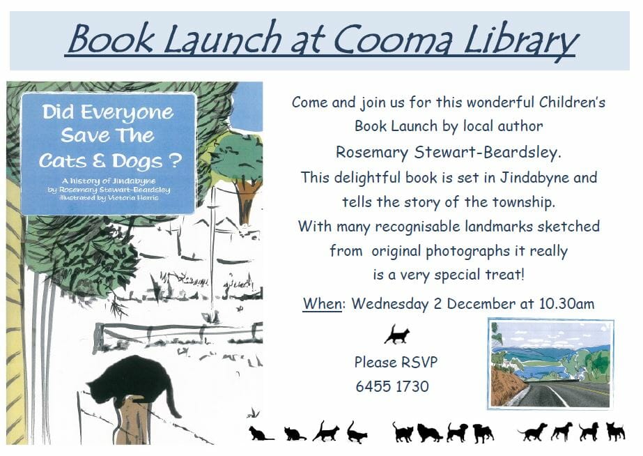 book launch at Cooma Library 2 dec 15