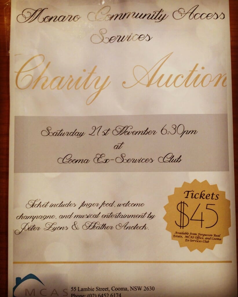 mcas charity auction 21 nov 15