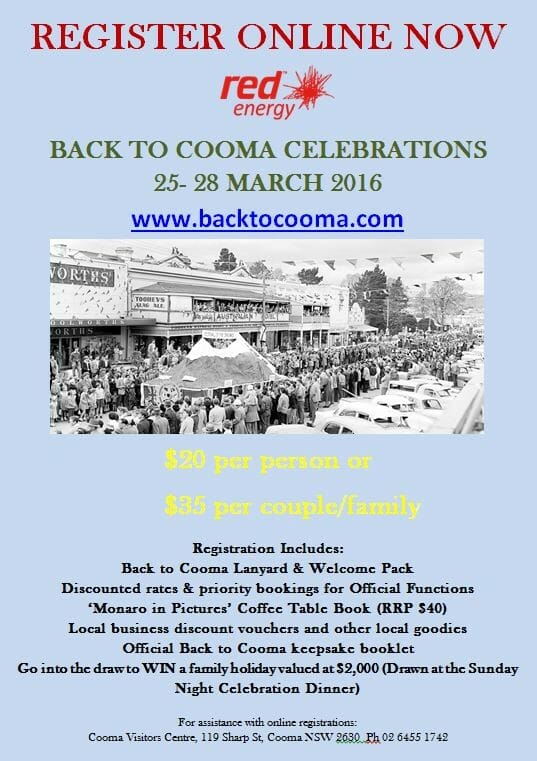back to cooma registration march 2016