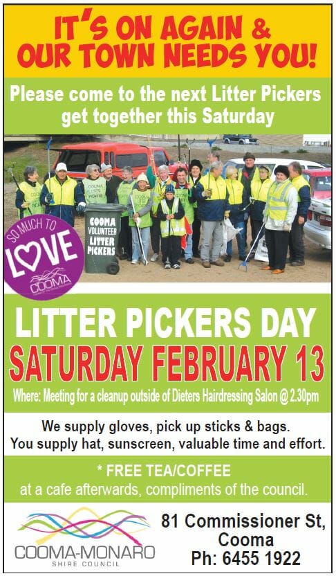 litter pickers 13 feb 16