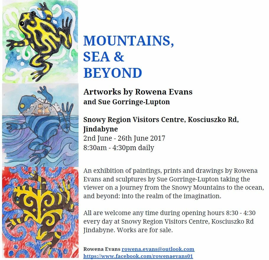 Exhibition Mountains, Sea & Beyond Rowena Evans