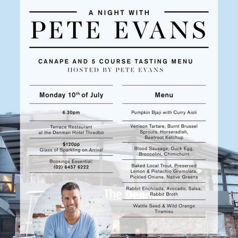 A Night with Pete Evans @ The Denman