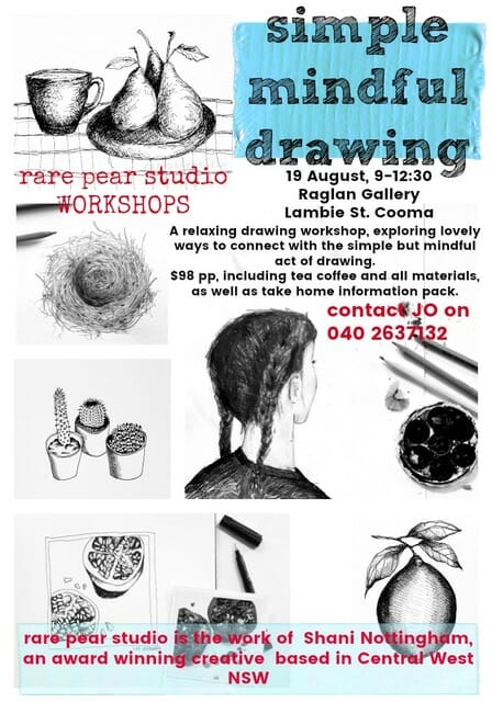 Shani Nottingham Drawing workshop Raglan Gallery