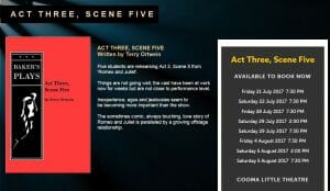 Cooma Little Theatre, Act Three Scene Five