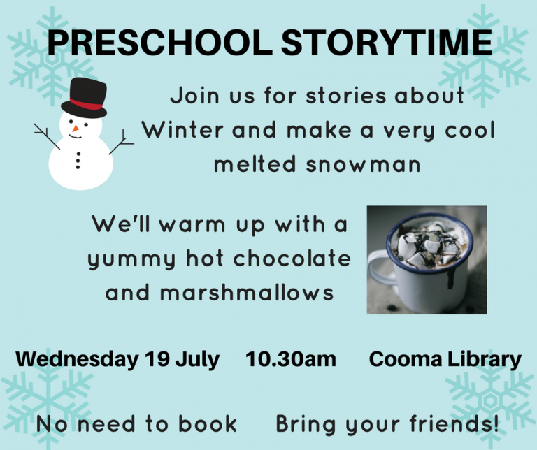 Preschoot Storytime – featuring Winter Stories