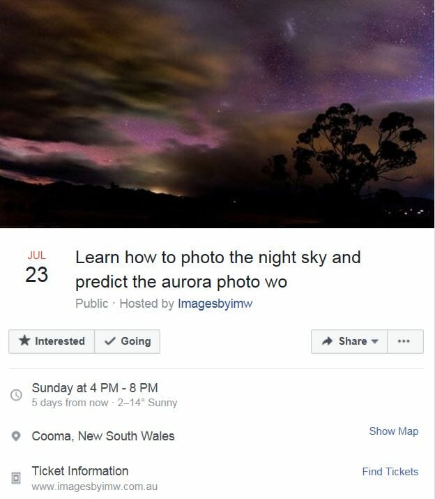 Learn how to photograph the night sky and predict the aurora photo