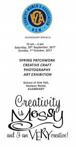 Spring Patchwork Craft Photography Art Exhibition Adaminaby