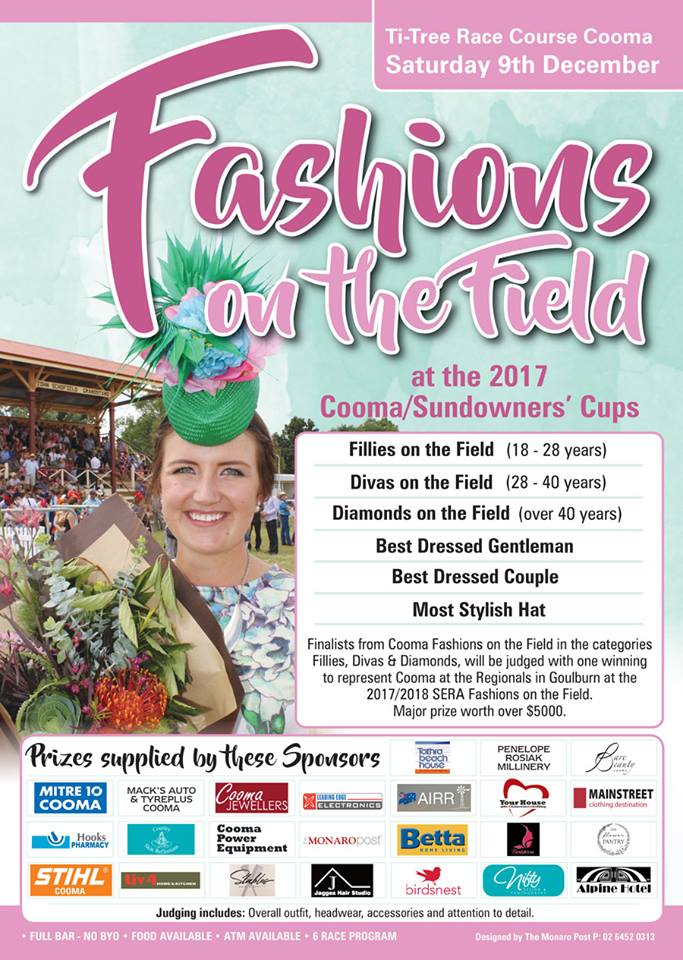 Races Cooma Sundowners Cup 2017 Fashions on the Field