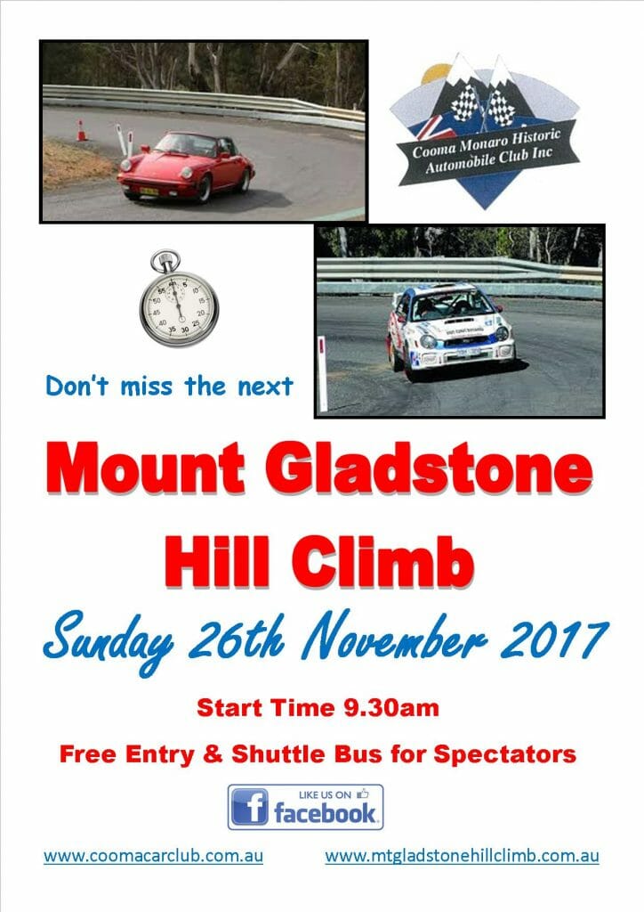 Mount Gladstone Hill Climb November 2017