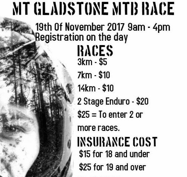 Mt Gladstone MTB Race – November 2017