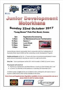 Junior Developent Motorkhana October 2017