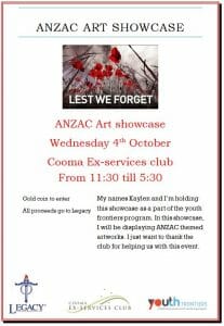 ANZAC Showcase Youth Frontier