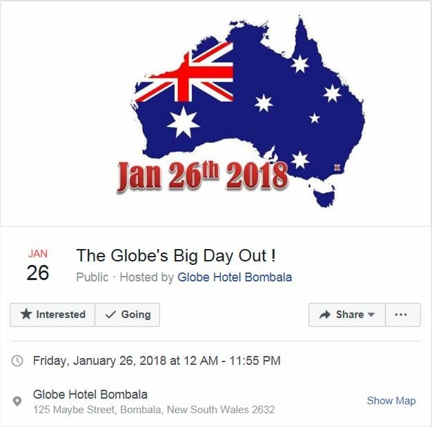 The Globe’s Big Day Out! Australia Day 2018