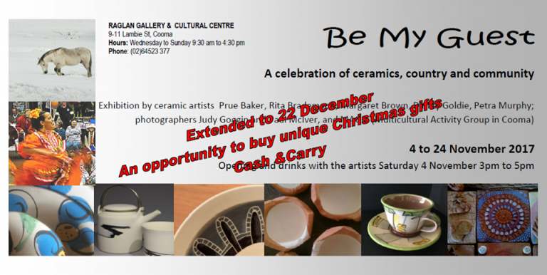 BE MY GUEST – A celebration of ceramics, country and community