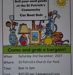 St Pat's Community Car Boot Sale
