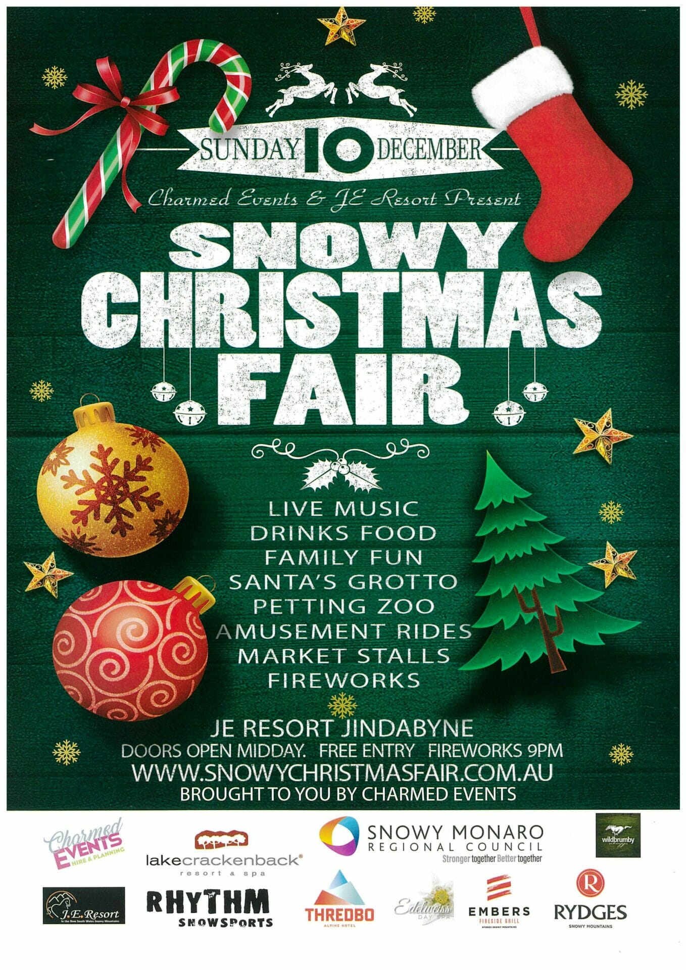 Cooma Visitors Centre - Snowy Christmas Fair JE Resort Charmed Events ...