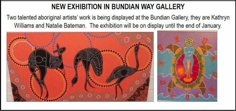 Kathryn Williams & Natalie Bateman display – Bundian Way Gallery, Delegate