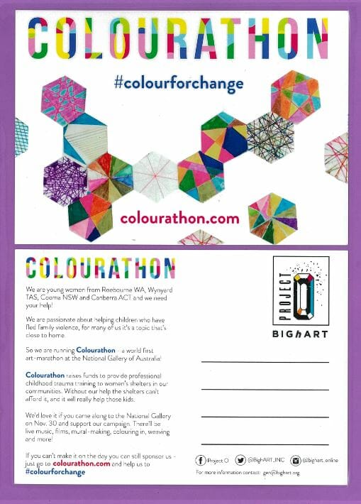 Colourathon #colourforchange with Project O