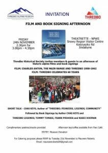 Film and Book signing afternoon Thredbo