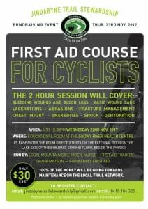 Jindabyne Trail Fundraiser First Aid for Cyclists