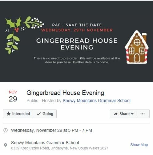Gingerbread Decorating Evening – Snowy Mountains Grammar School