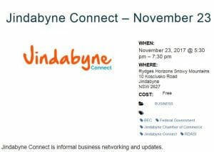 Jindabyne Connect Business Networking November