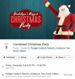 Jindabyne's Biggest Combined Christmas Party 2017
