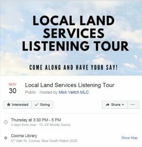 Local Land Services Listening Tour
