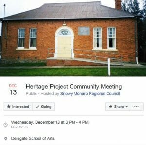 Heritage Project Community Meeting