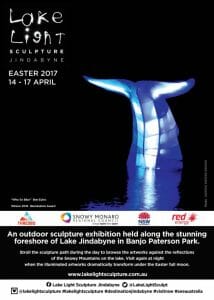 Lake Light Sculpture 2018 - Jindabyne