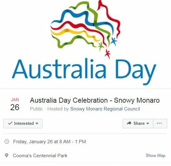 Australia Day Celebrations – Centennial Park, Cooma
