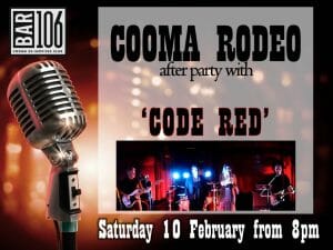 Cooma Rodeo After Party Ex Services Code Red